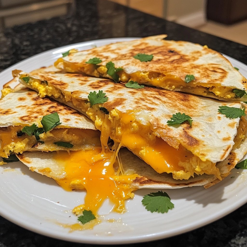 Fried Egg Quesadilla