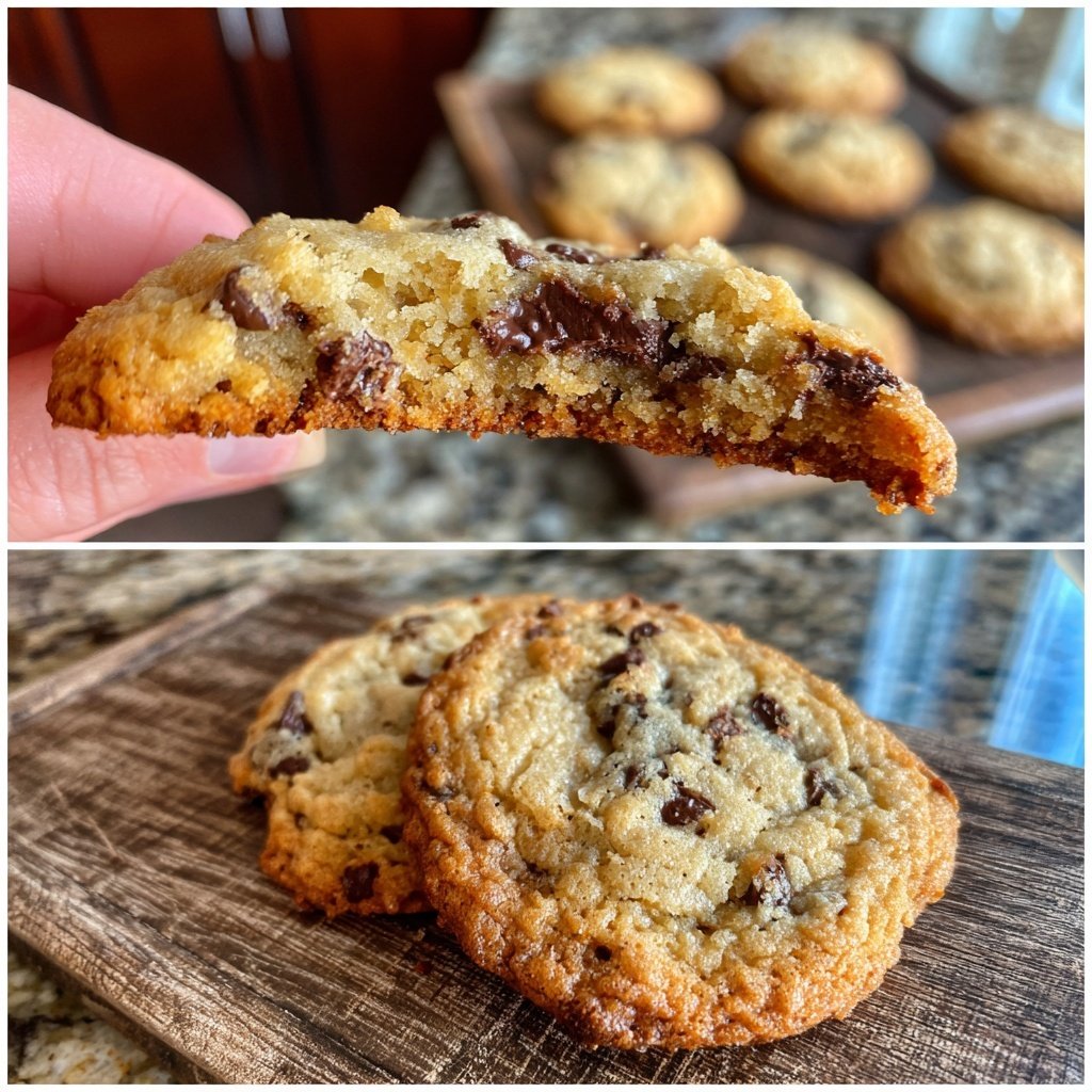 Crispy Edges Soft Center Chocolate Chip Cookies​