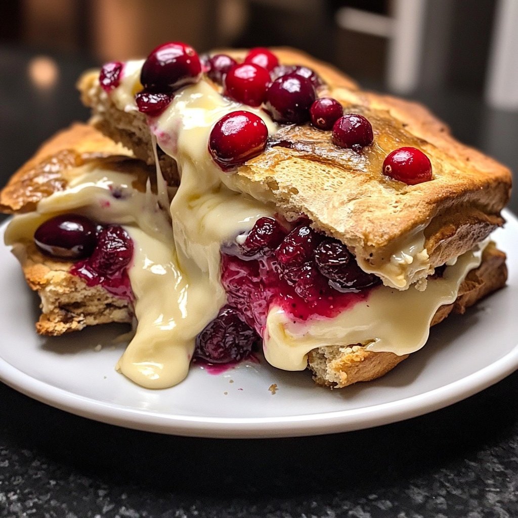 Cranberry Brie S'mores