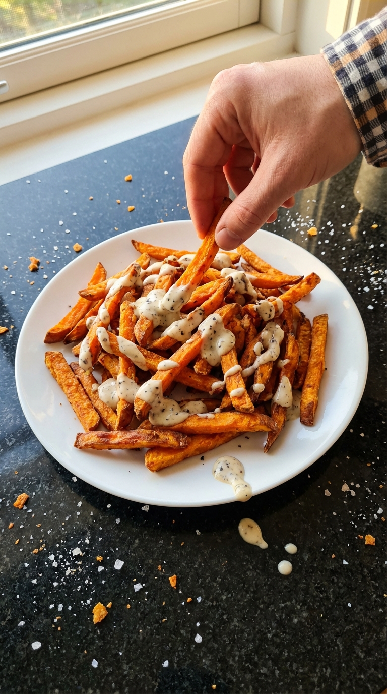 Truffle Aioli Sweet Potato Fries