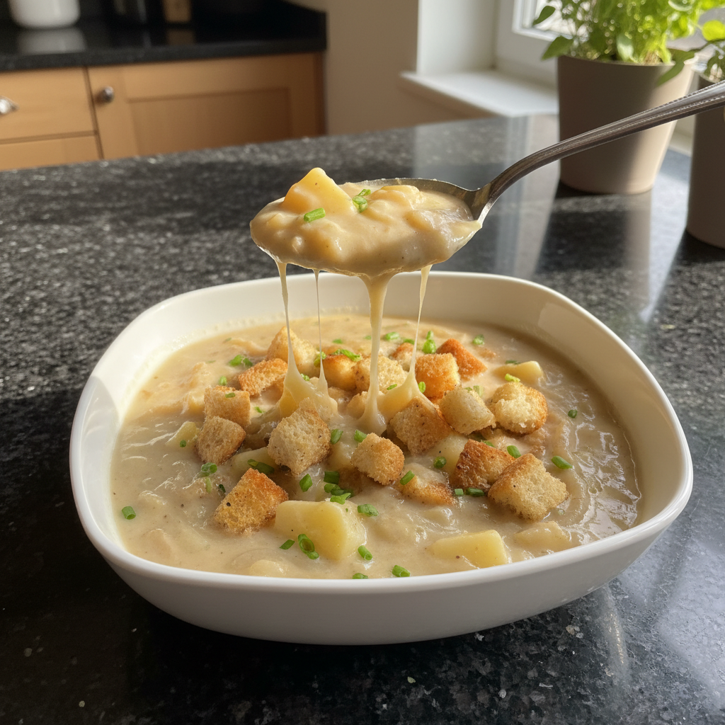Caramelized Onion and Potato Soup