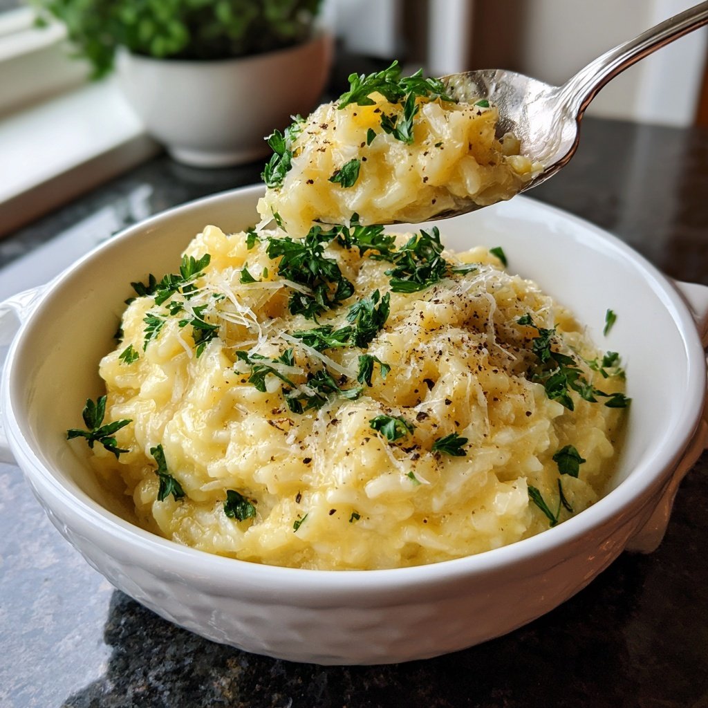 Champagne Risotto Elegant Romantic Dinner