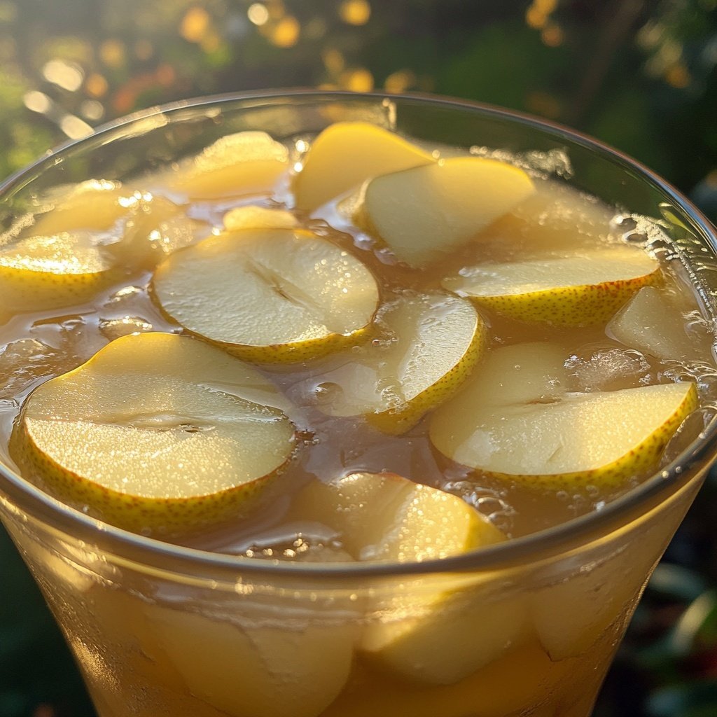 Vanilla-Pear Holiday Punch