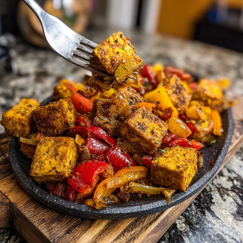 High Protein Tofu Hash