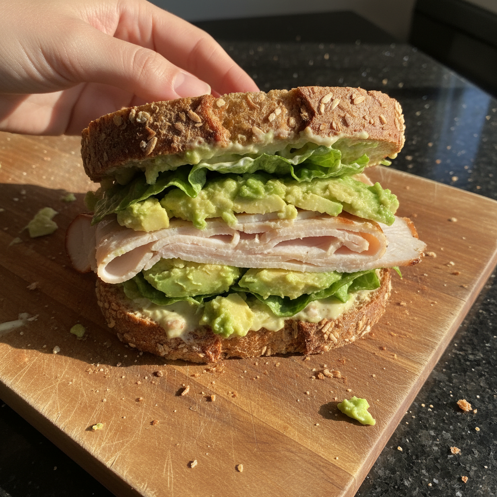 Wholesome Turkey and Avocado Sandwich