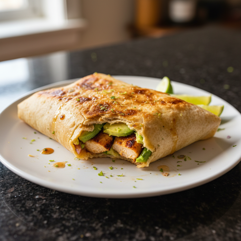 Sweet and Savory Chicken Wrap