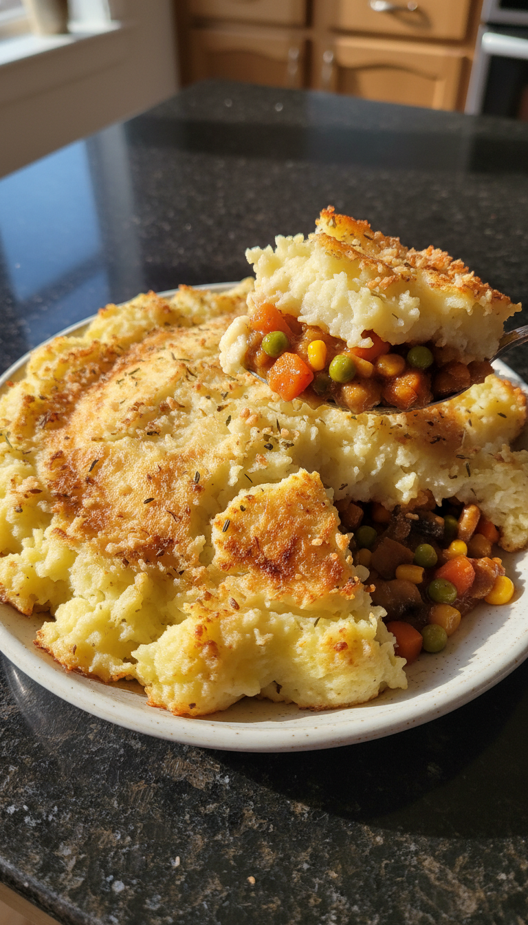 Vegetarian Shepherd's Pie Variation
