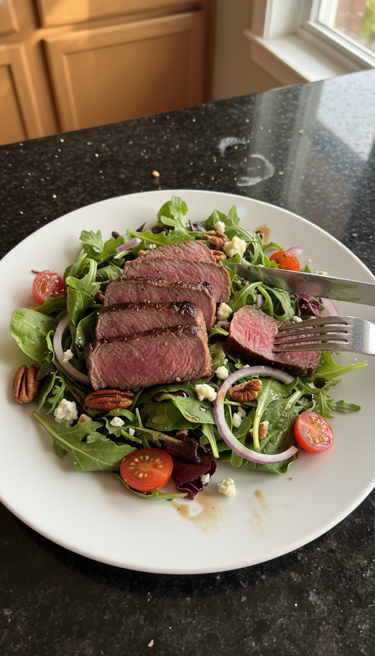 Sliced Filet Mignon Salad
