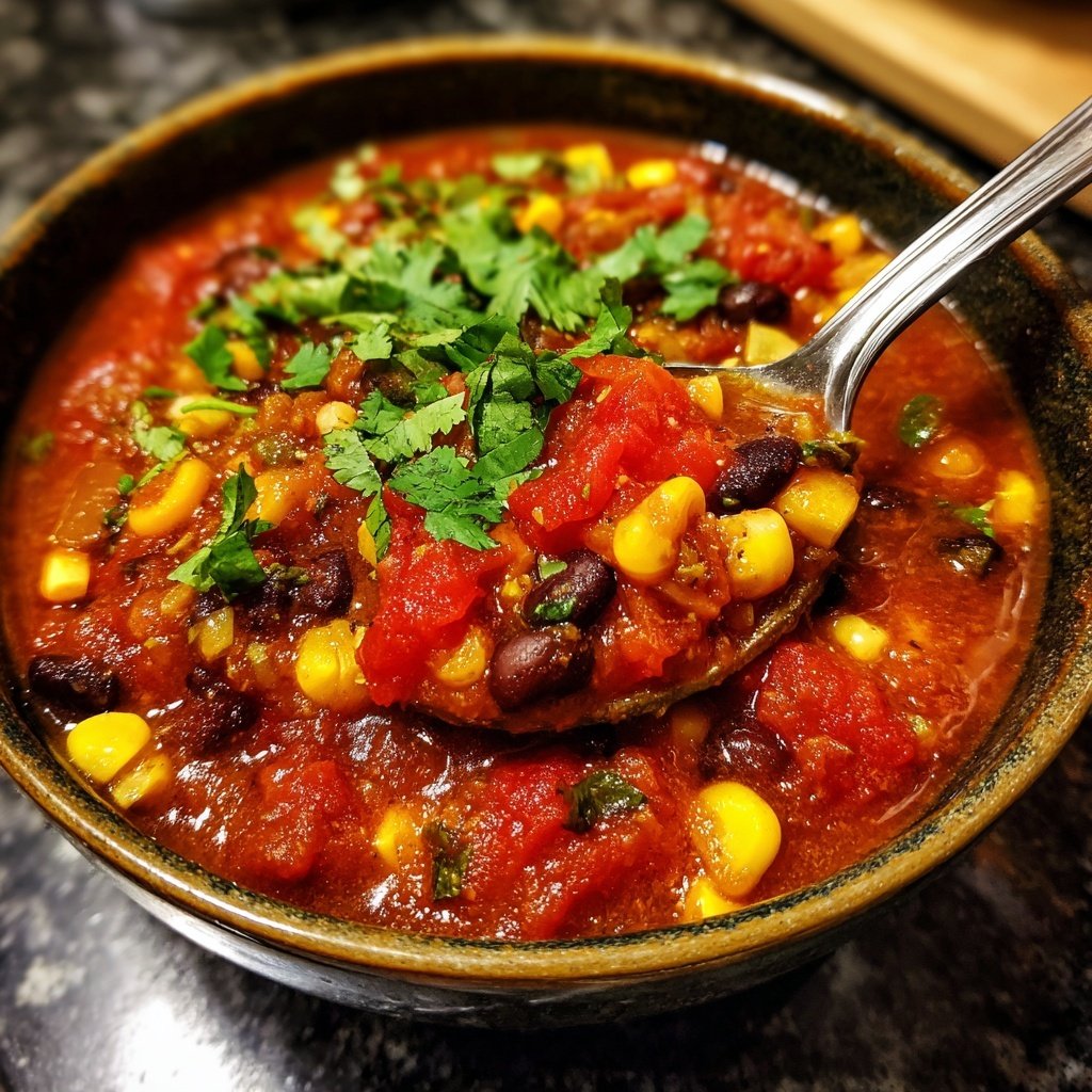 Ultimate Veggie Chili Bowl