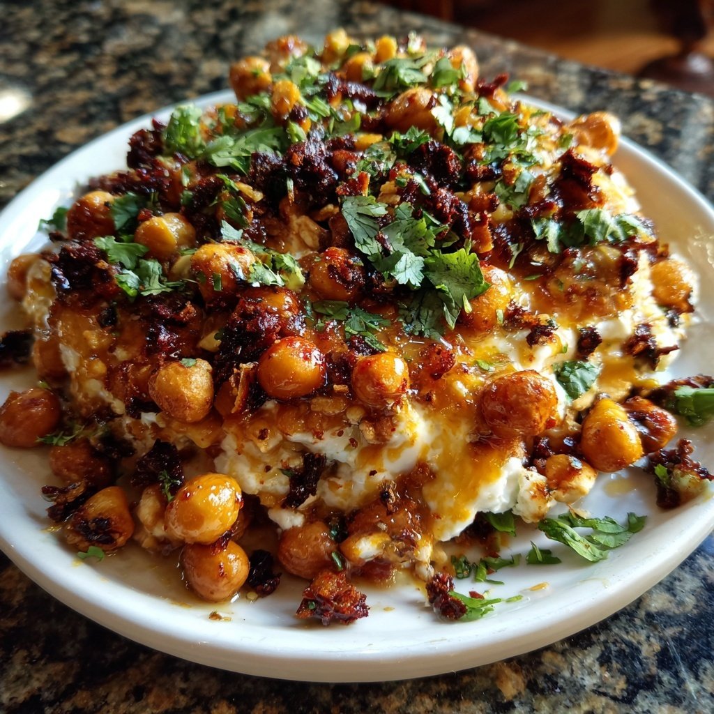 Peanut Cheese Chaat Indian Snack