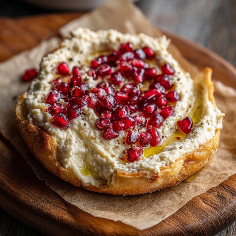 Whipped Feta and Pomegranate Dip