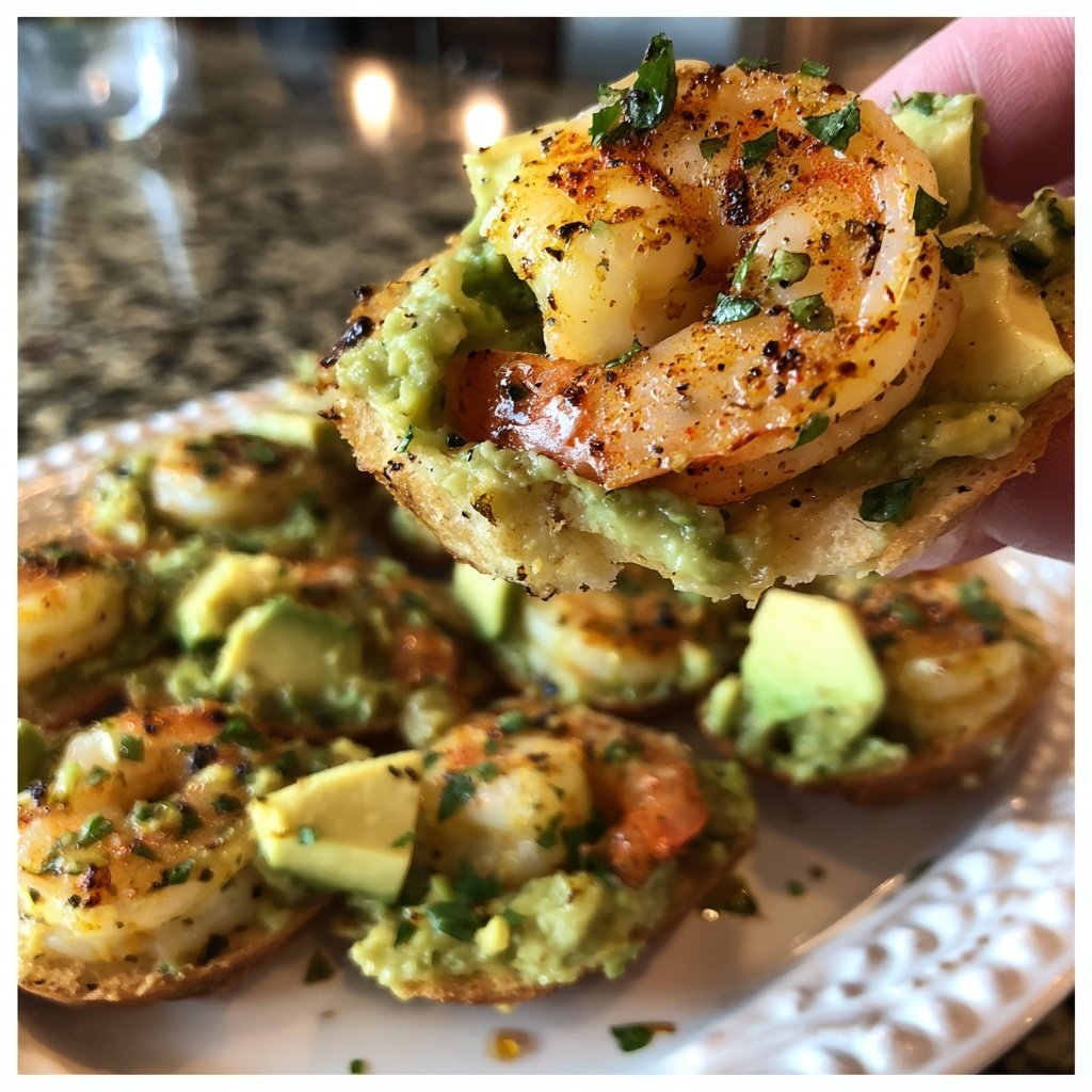 Shrimp and Avocado Appetizer Platter