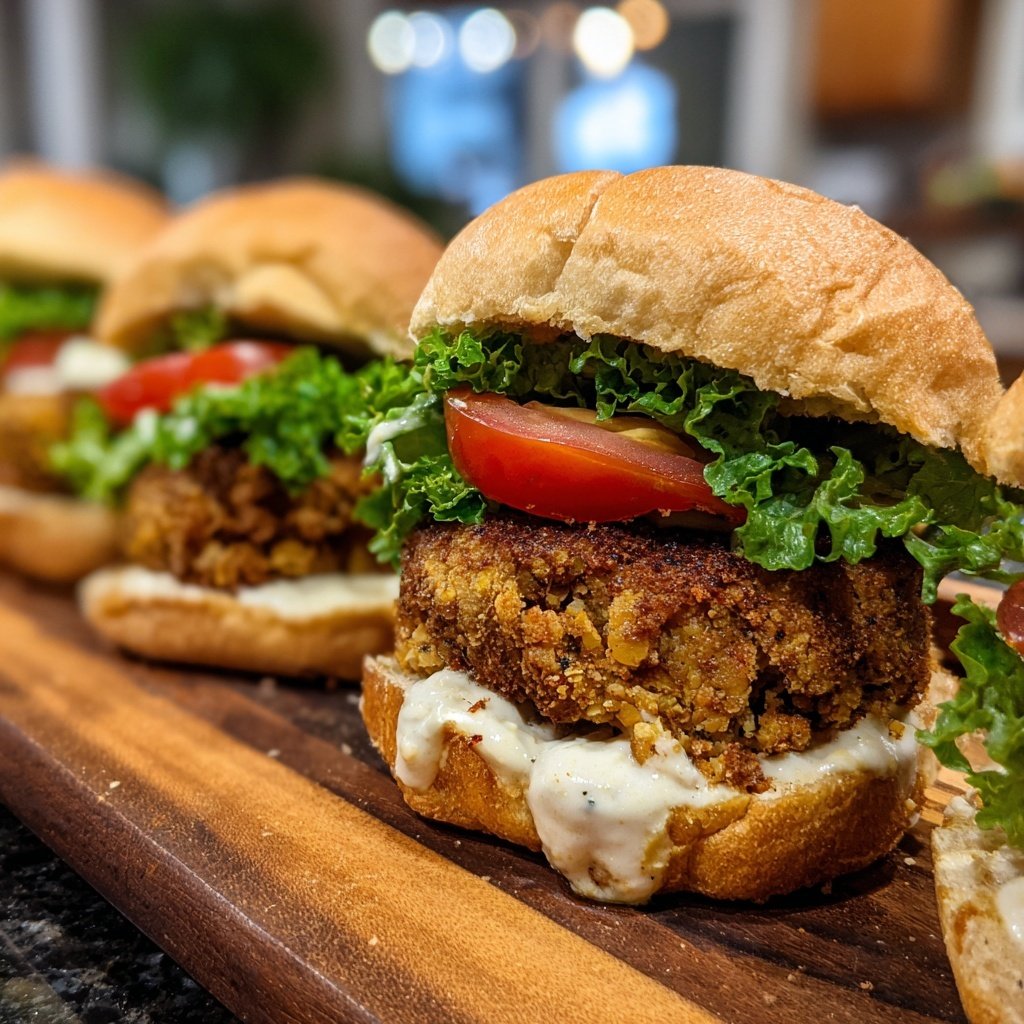 Crispy Chickpea Sliders