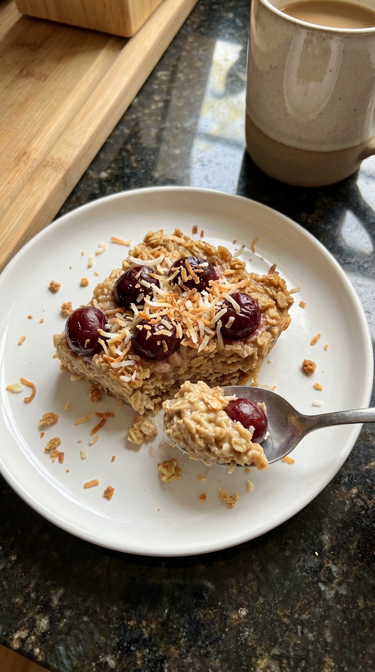 Coconut Cherry Oats Delight
