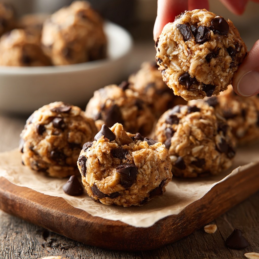 Banana Chocolate Chip Energy Bites