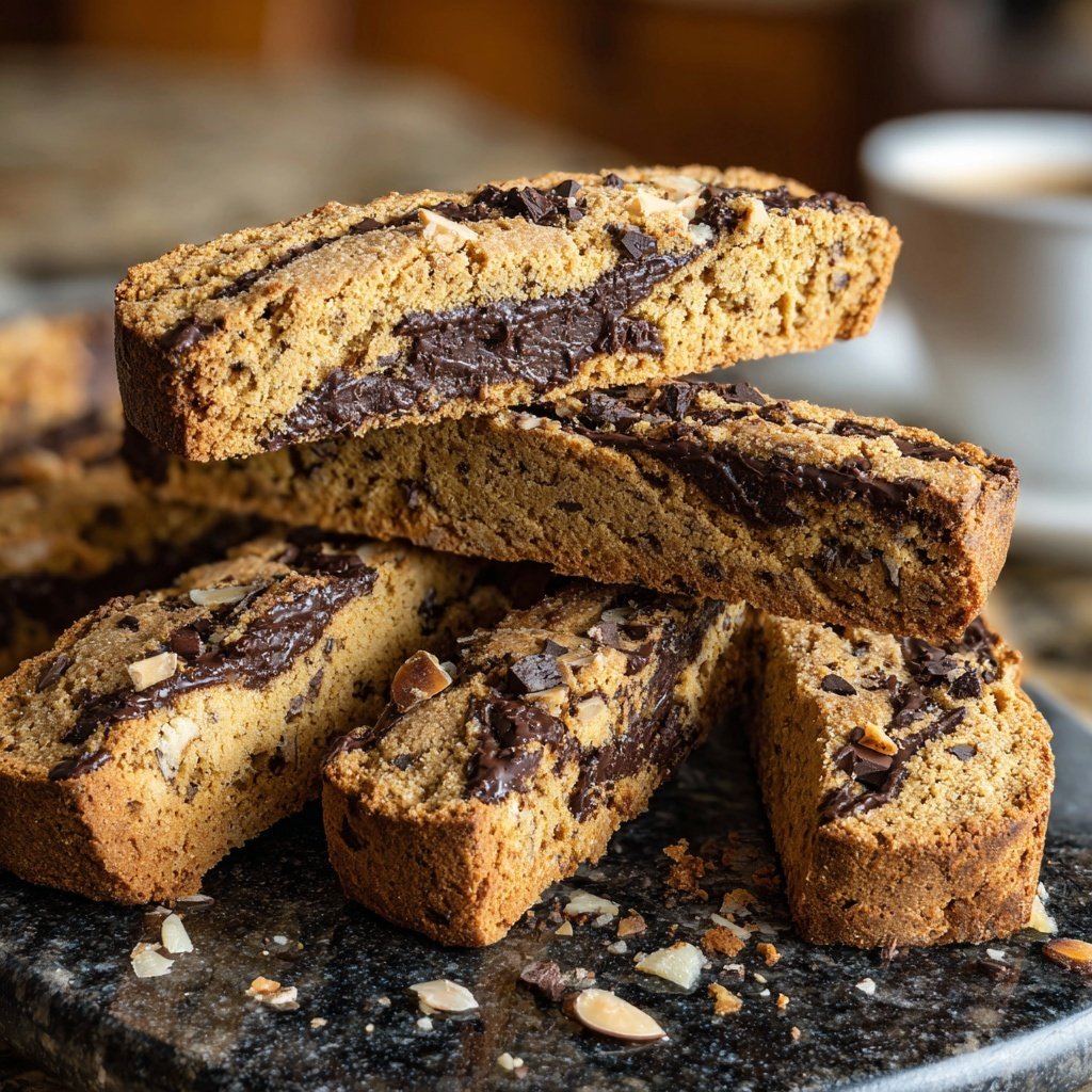 Chocolate Almond Biscotti