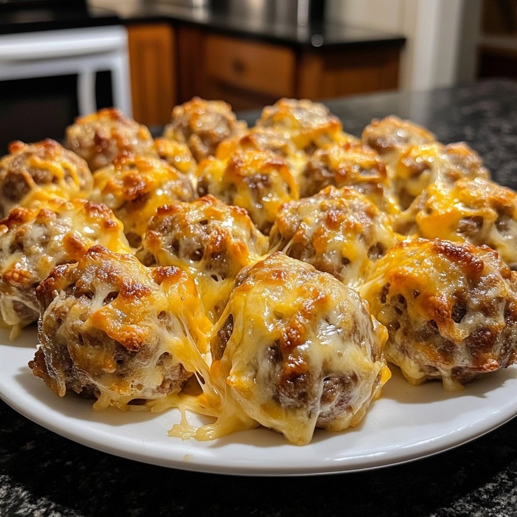 Sausage Balls with Red Lobster Biscuit Mix