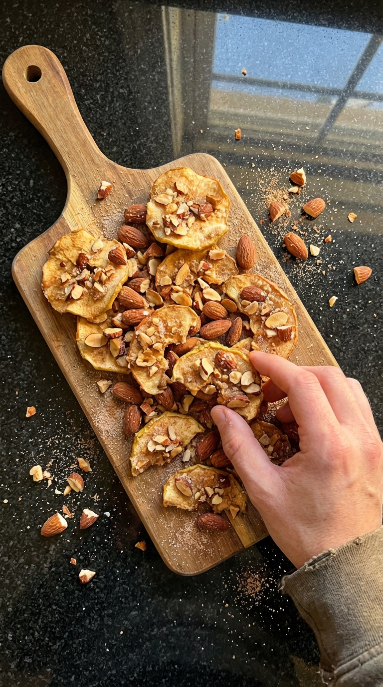 Crunchy Apple Almond Snack