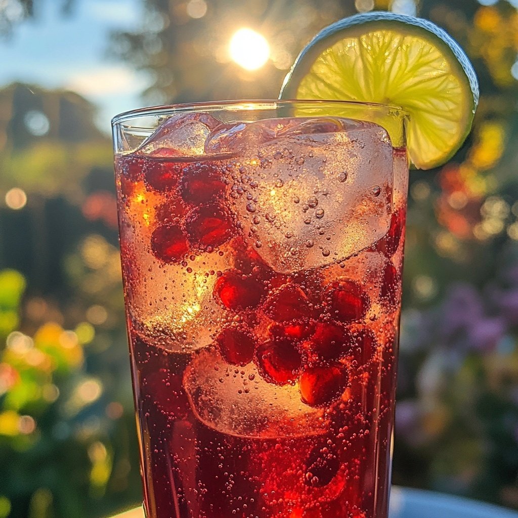 Pomegranate Vodka Spritz Cocktail Recipe
