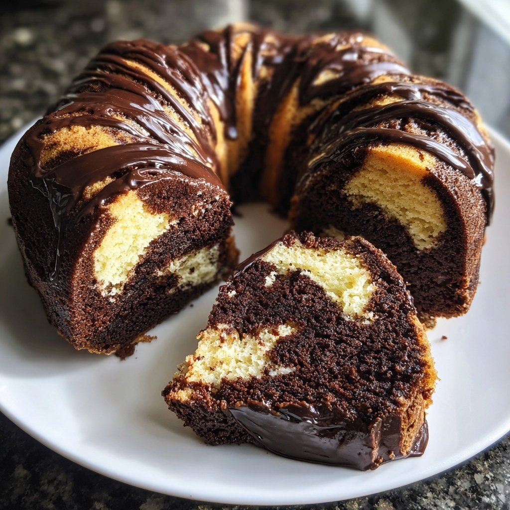 Galentine's Chocolate Marble Cake