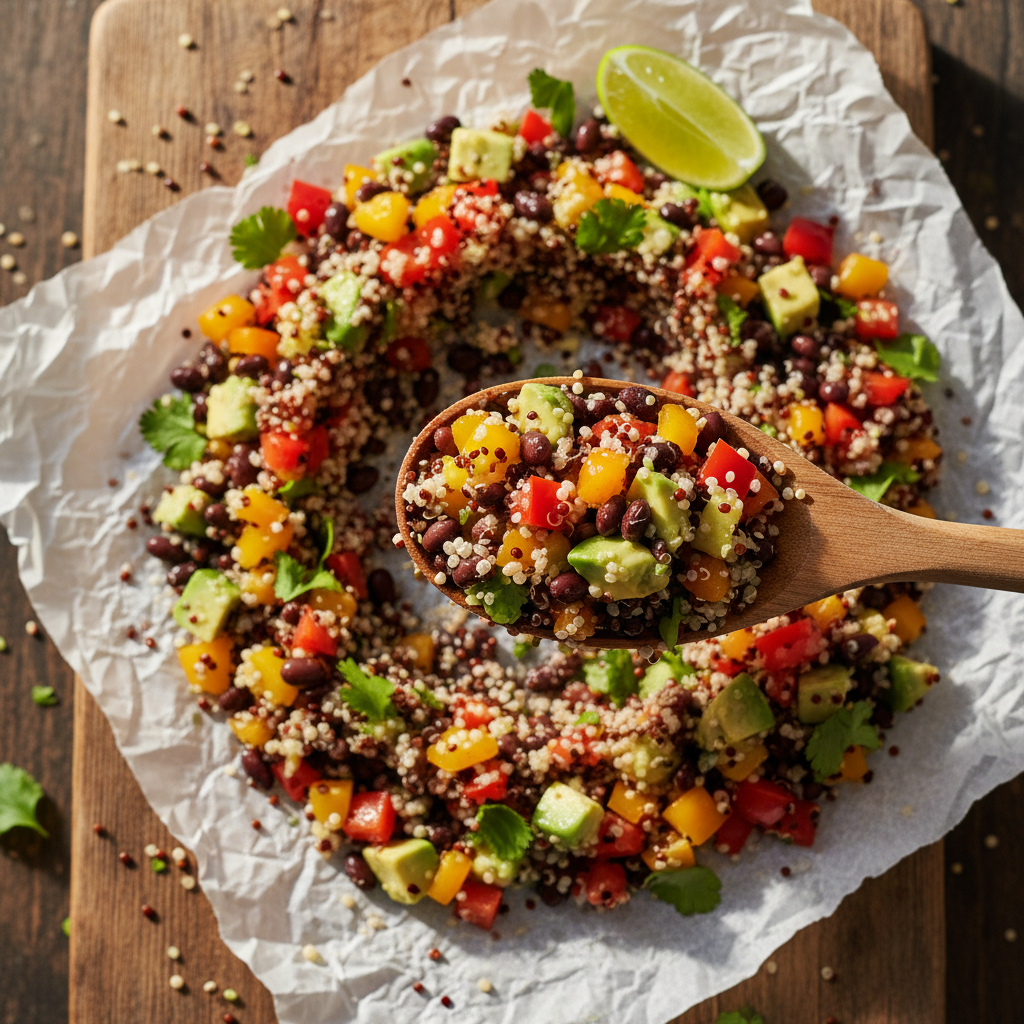 Delightful Quinoa and Black Bean Salad
