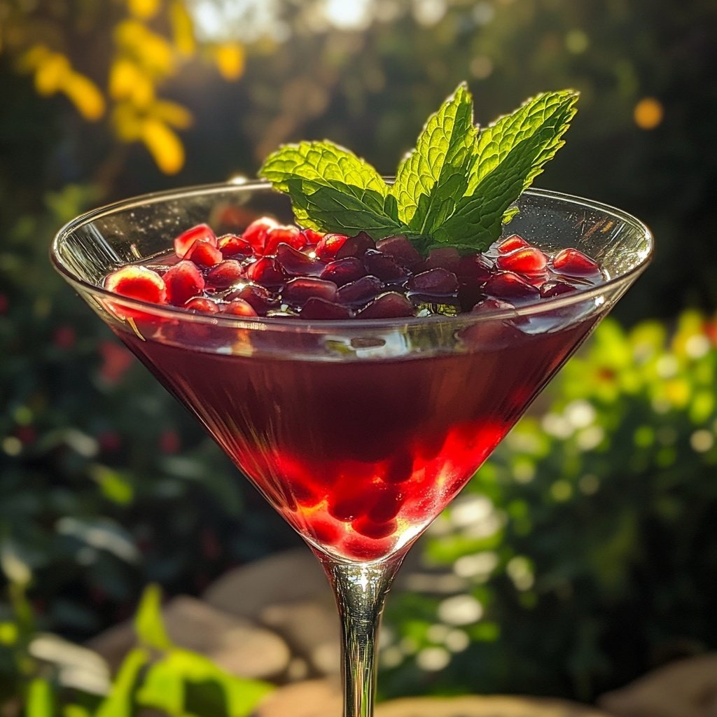 Pomegranate Martini Alcohol-Free