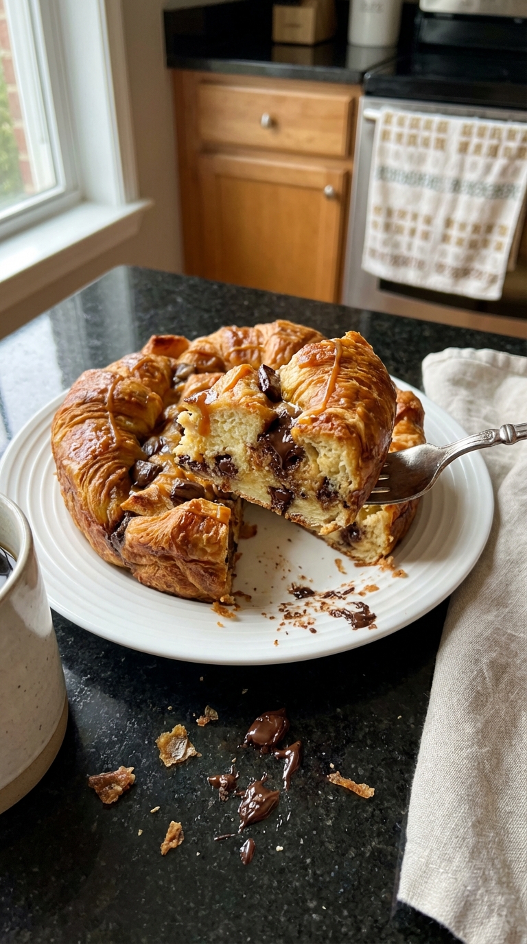 Decadent Croissant Bread Pudding