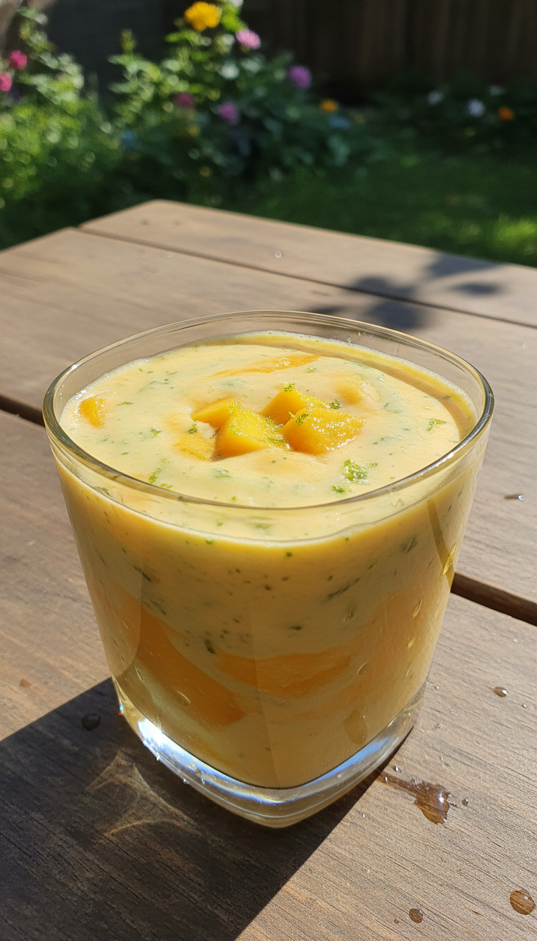 Mango Lime Relaxation Smoothie