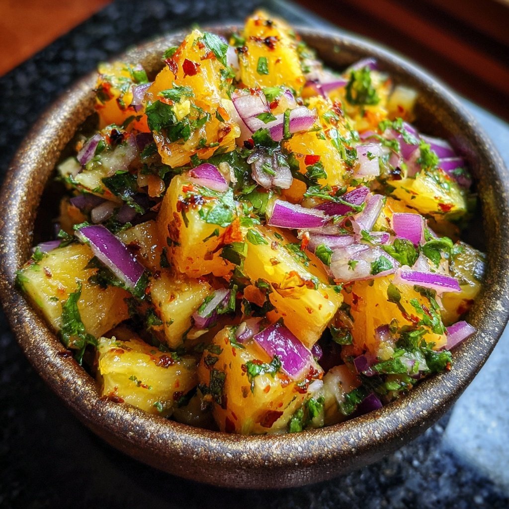 Pineapple Salsa with Lime