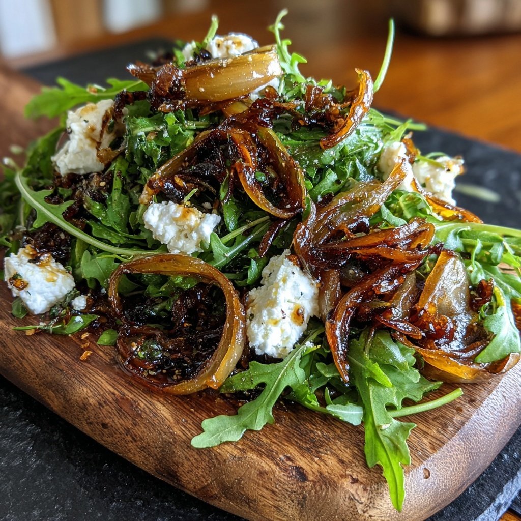 Caramelized Onion and Feta Salad