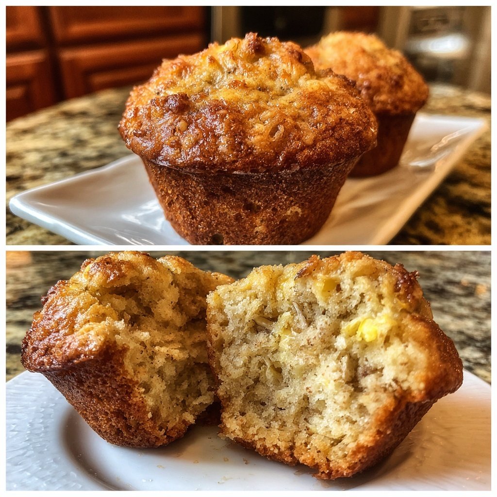 Banana Lemon Muffins with Zest