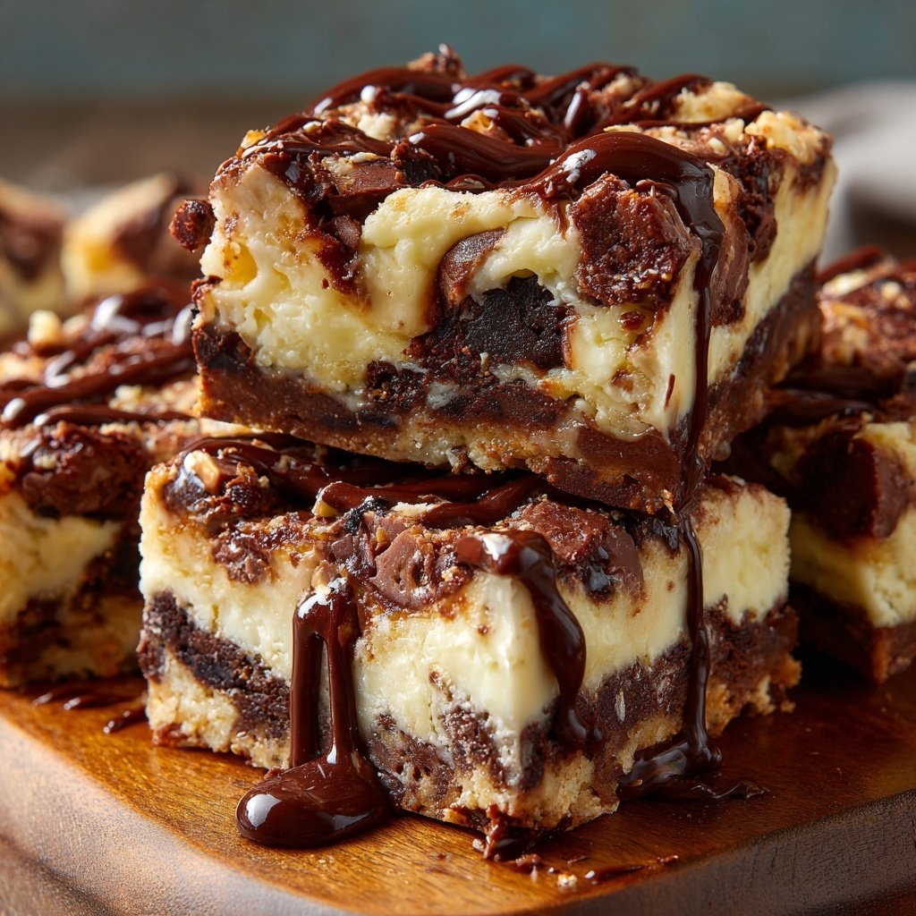 Rich Choco-Fudge Cottage Cheese Bars