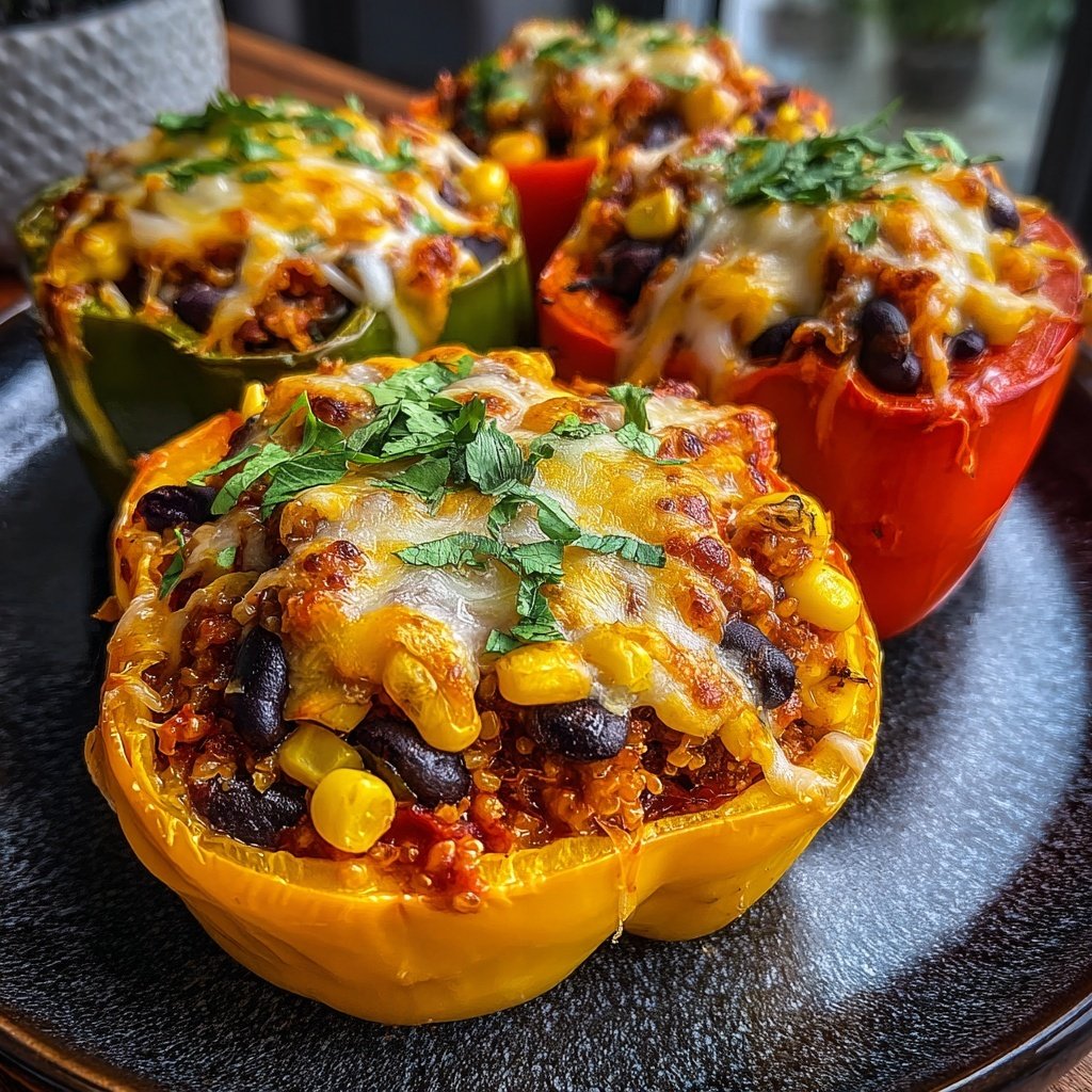 Vegetarian Stuffed Bell Peppers