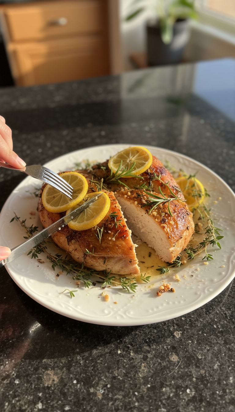 Lemon Herb Chicken with Quinoa