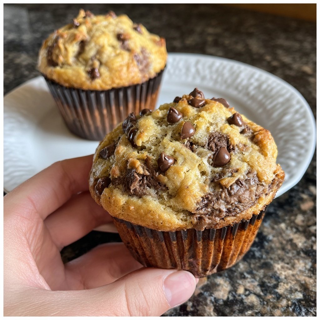 Chocolate Chip Cookie Dough Cupcakes