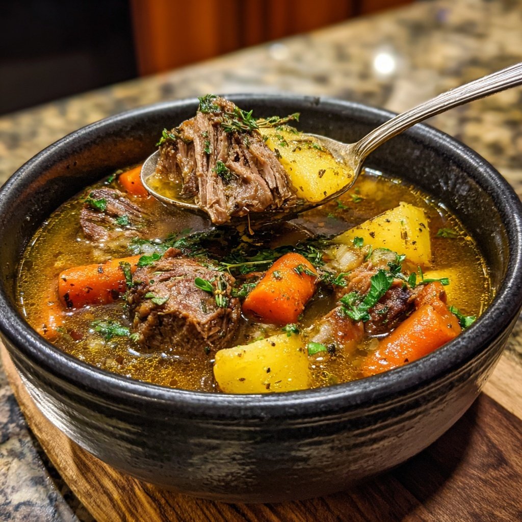 Slow Cooker White Wine Stew