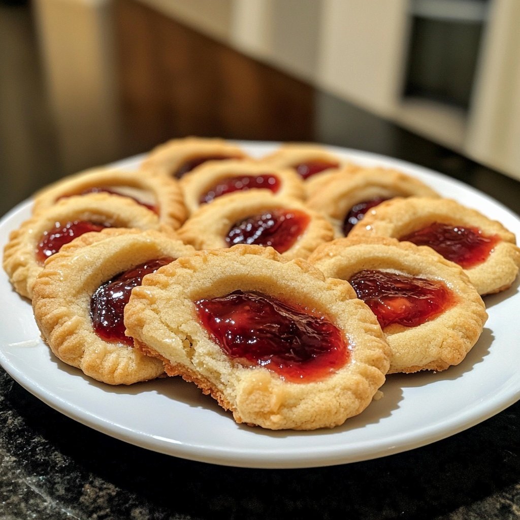 Filled Hildabrötchen Cookies