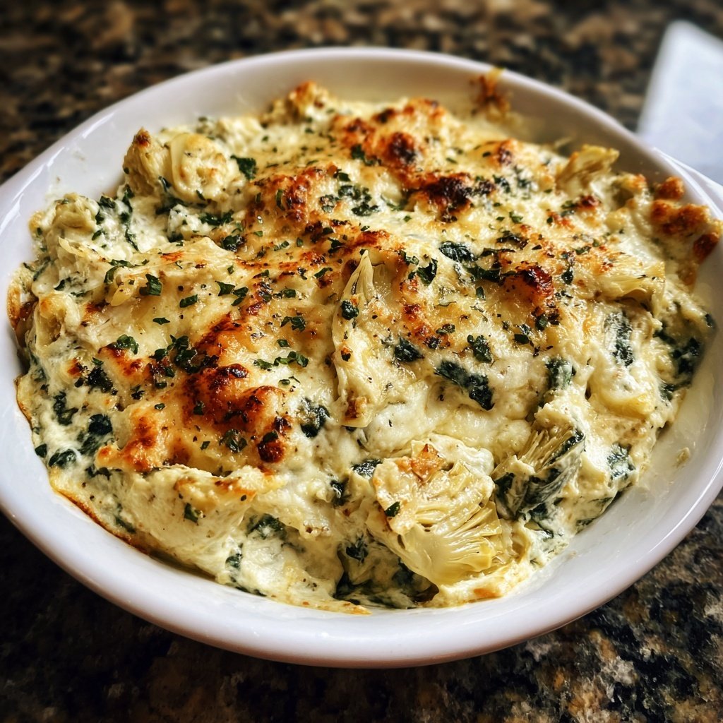 Spinach Artichoke Dip Creamy and Rich