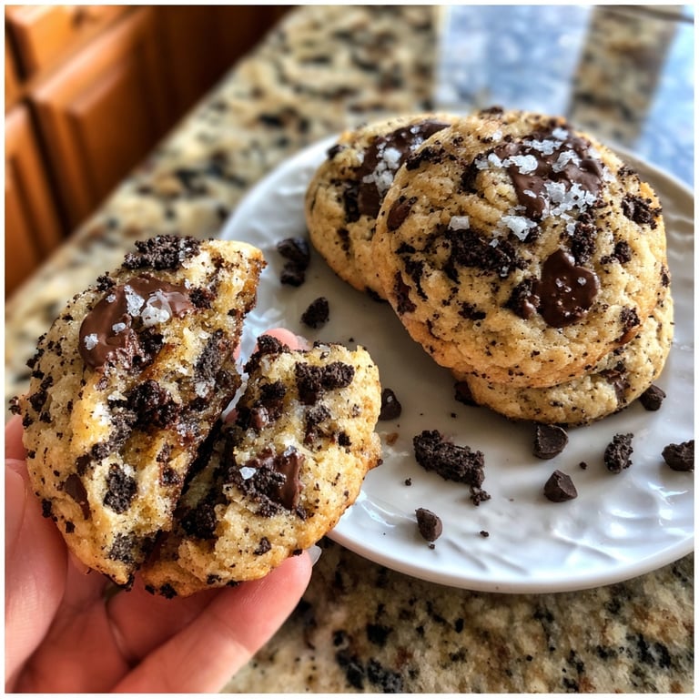 Copycat Crumbl Chocolate Oreo Cookies Recipe