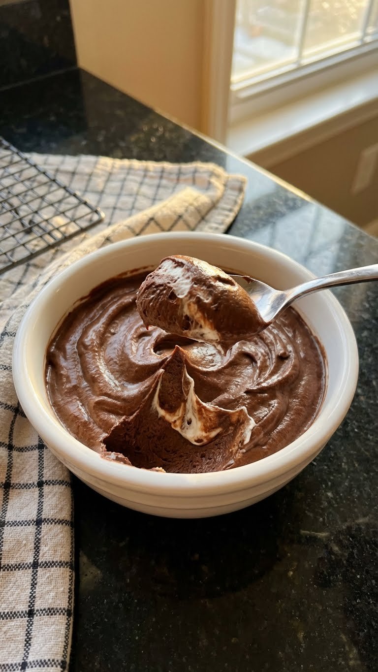 Smooth and Silky Chocolate Mousse