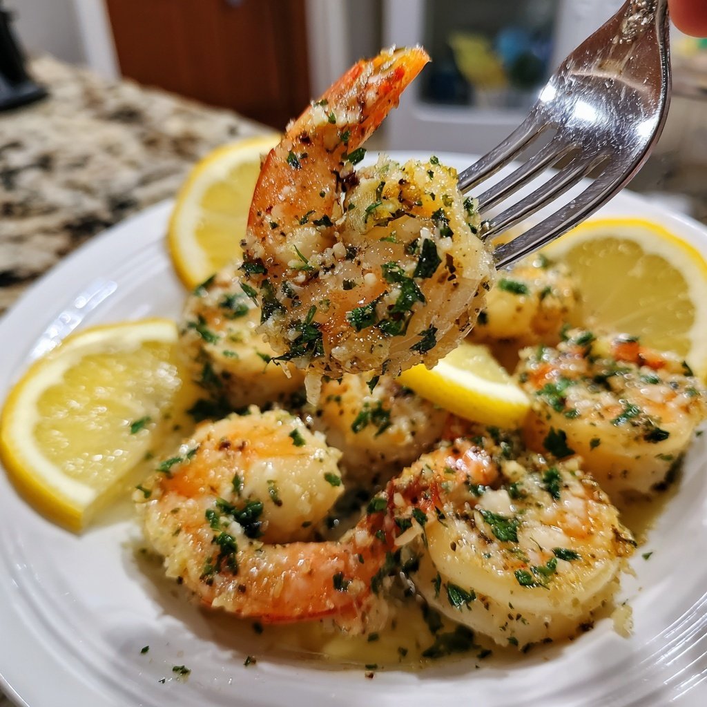 Shrimp Scampi Lemon Garlic Sauce
